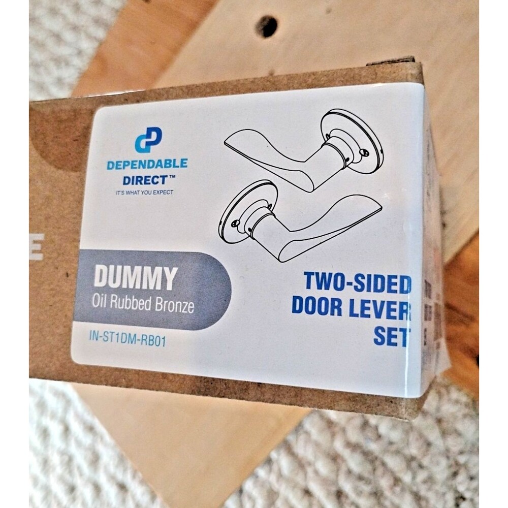 Dummy 2-side Door Lever Oil Rubbed Bronze Finish NEW Fast Ship Dependable Direct
